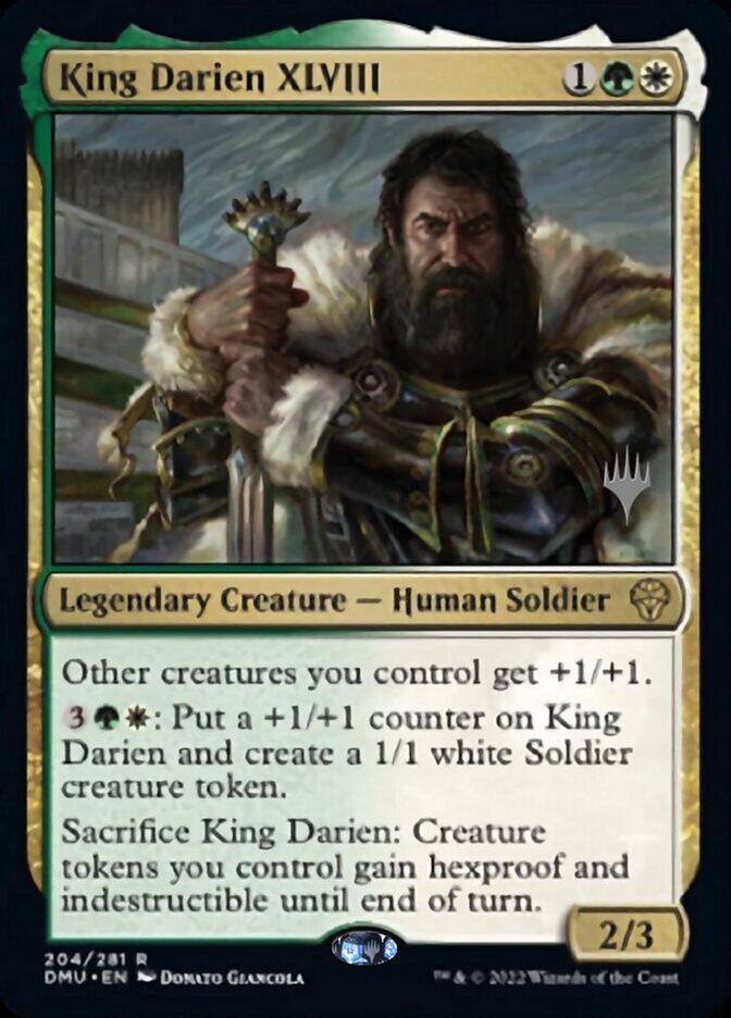 King Darien XLVIII (Promo Pack) [Dominaria United Promos] | Good Games North