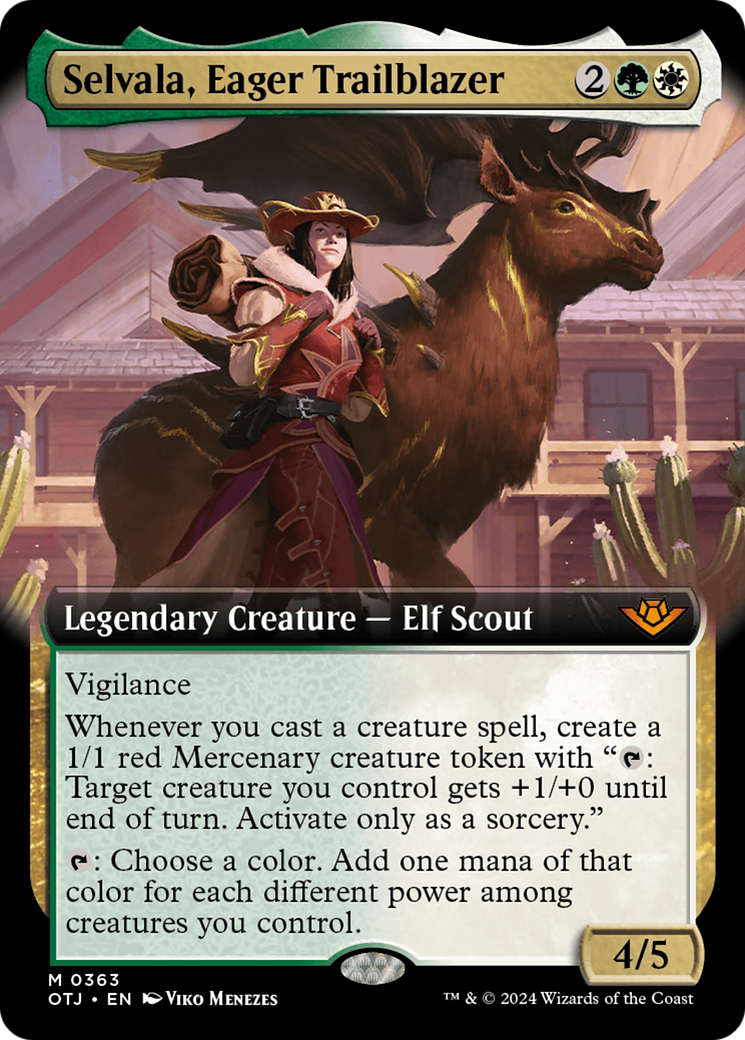 Selvala, Eager Trailblazer (Extended Art) [Outlaws of Thunder Junction] | Good Games North
