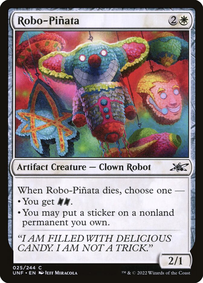 Robo-Piñata 25/244 (Unfinity)  - Foil | Good Games North