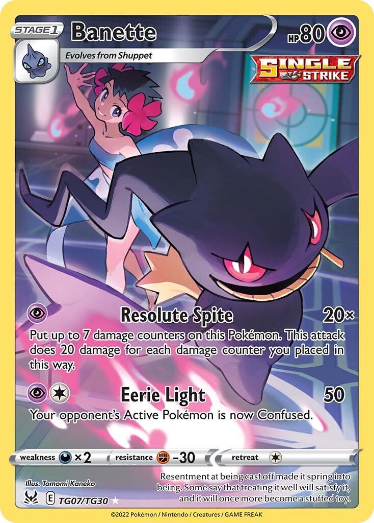 Banette (TG07/TG30) [Sword & Shield: Lost Origin] | Good Games North