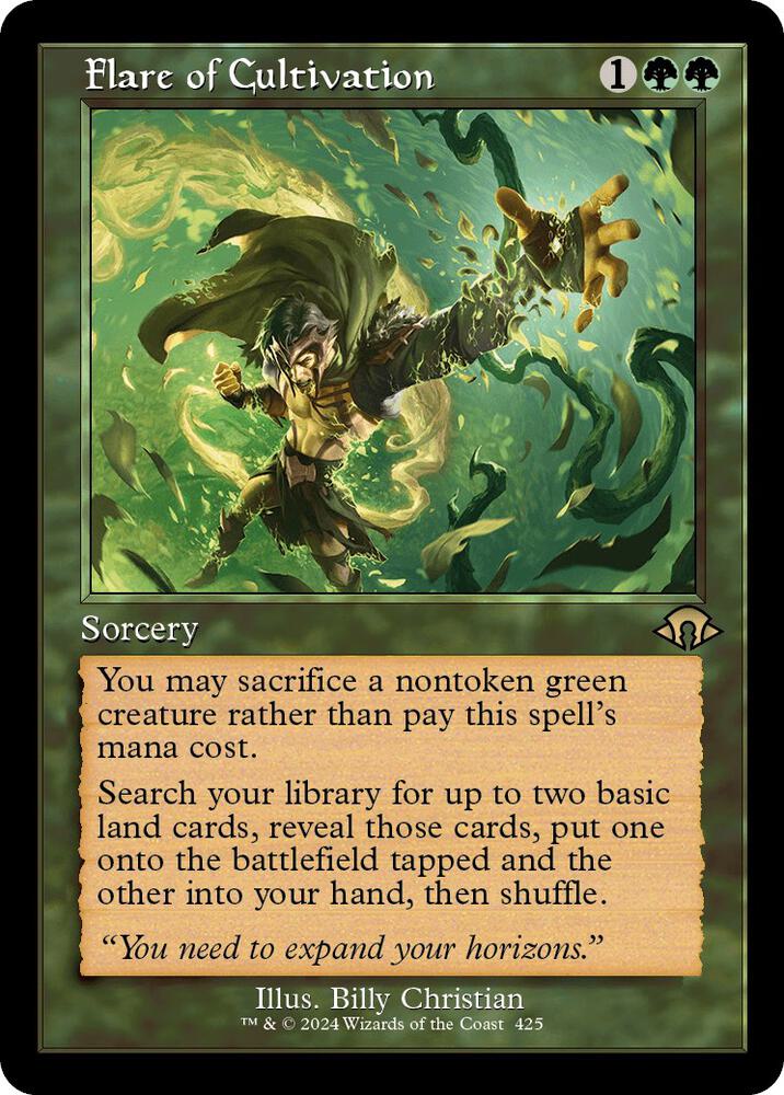 Flare of Cultivation Retro Frame (Modern Horizons 3)  | Good Games North