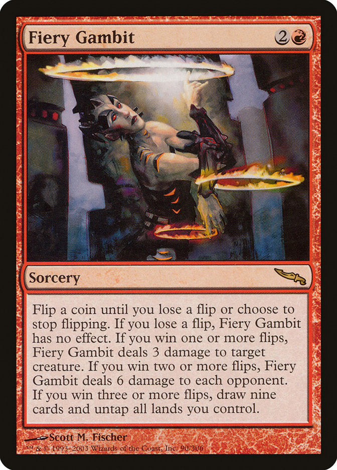 Fiery Gambit 90/306 (Mirrodin)  | Good Games North