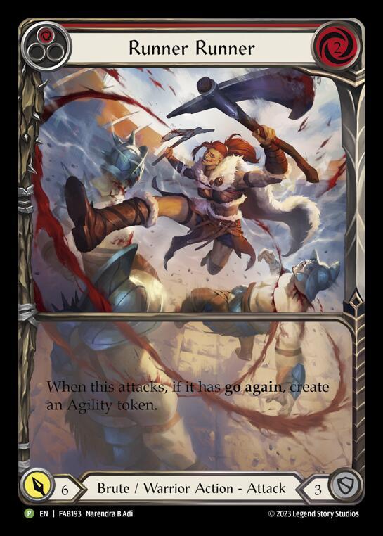 Runner Runner [FAB193] (Promo)  Rainbow Foil | Good Games North