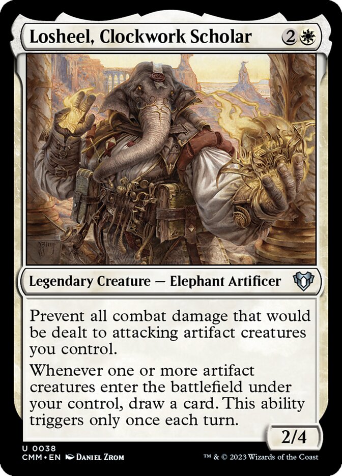 Losheel, Clockwork Scholar 38 (Commander Masters)  | Good Games North