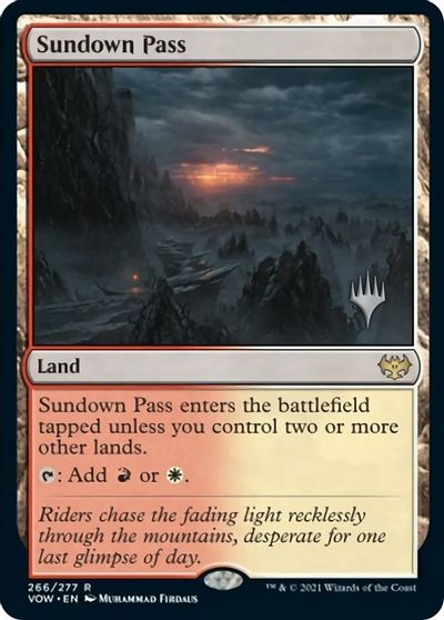 Sundown Pass (Promo Pack) [Innistrad: Crimson Vow Promos] | Good Games North