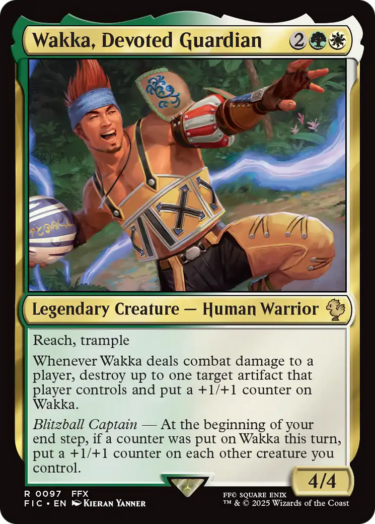 Wakka, Devoted Guardian [FINAL FANTASY Commander] | Good Games North