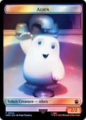 Alien // Mark of the Rani Double-Sided Token (Surge Foil) [Doctor Who Tokens] | Good Games North