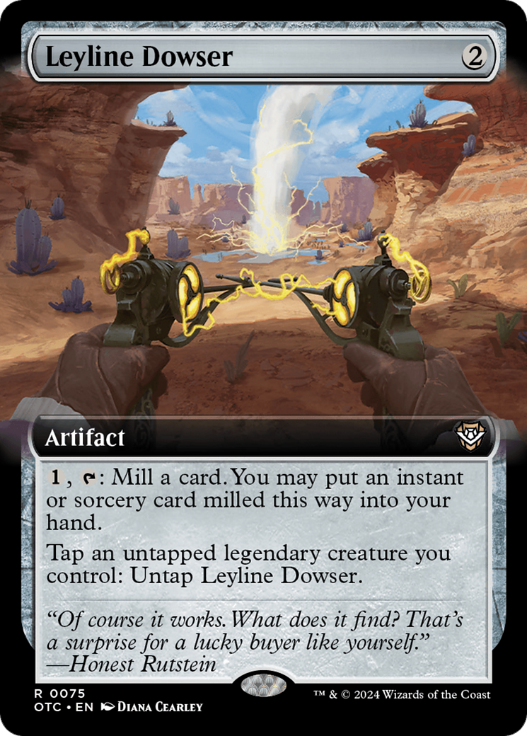 Leyline Dowser (Extended Art) [Outlaws of Thunder Junction Commander] | Good Games North