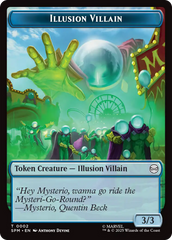 Spider // Illusion Villain Double-Sided Token [Marvel's Spider-Man Tokens] | Good Games North