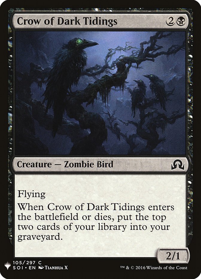 Crow of Dark Tidings [Mystery Booster] | Good Games North