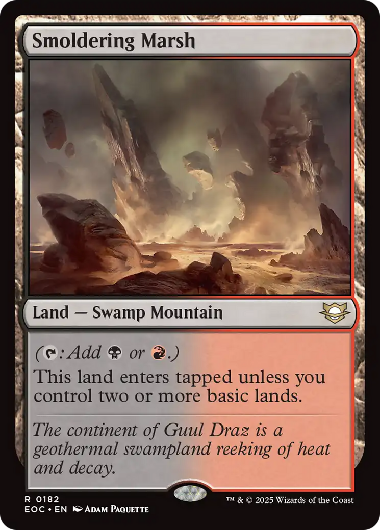 Smoldering Marsh [Edge of Eternities Commander] | Good Games North