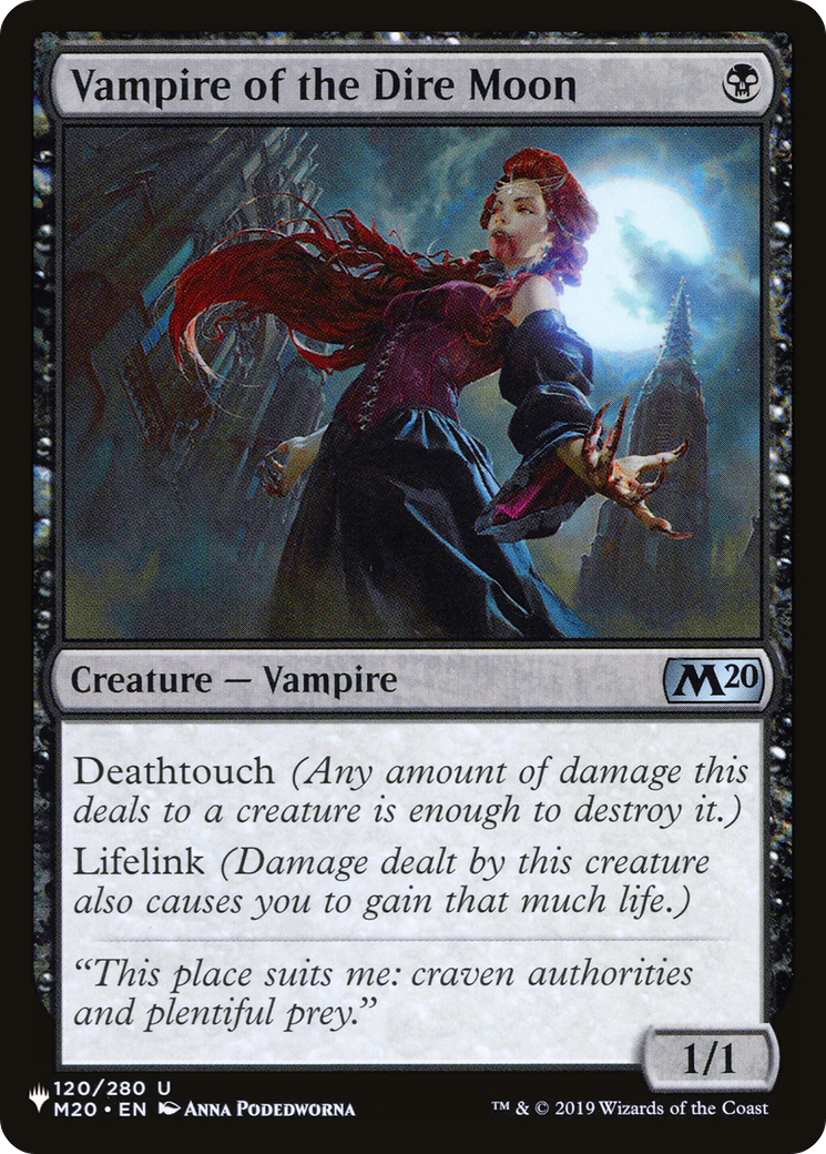 Vampire of the Dire Moon [The List] | Good Games North