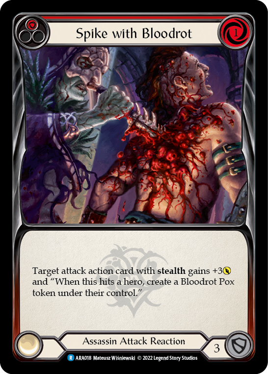 Spike with Bloodrot [ARA018] (Outsiders Arakni Blitz Deck) | Good Games North