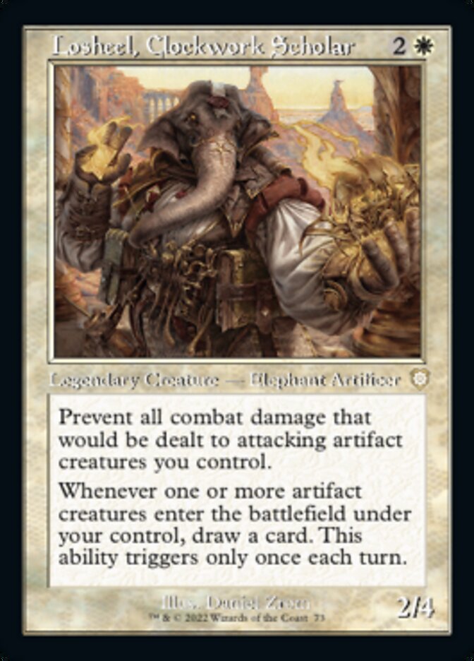 Losheel, Clockwork Scholar (Retro) [The Brothers' War Commander] | Good Games North