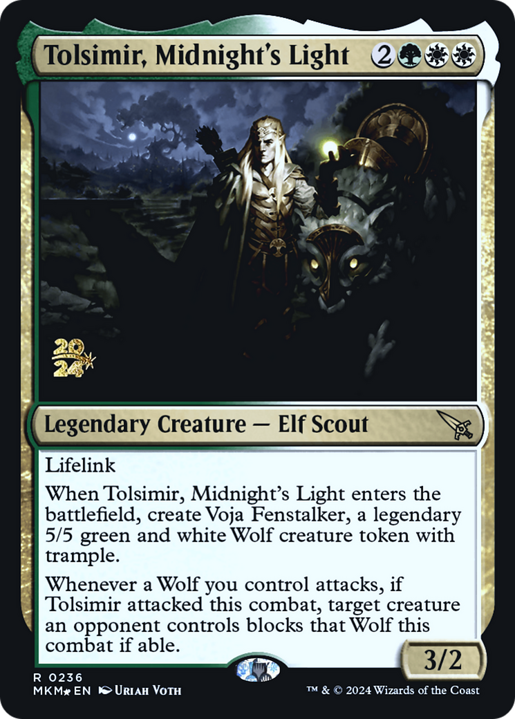 Tolsimir, Midnight's Light [Murders at Karlov Manor Prerelease Promos] | Good Games North