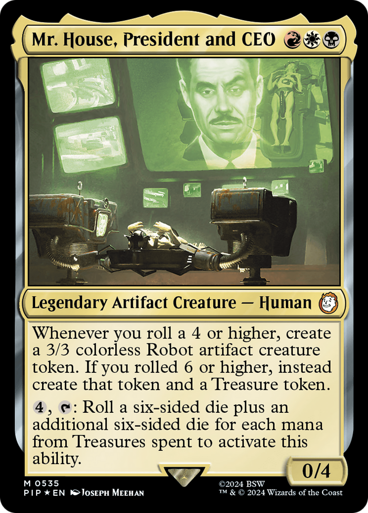Mr. House, President and CEO (Surge Foil) [Fallout] | Good Games North