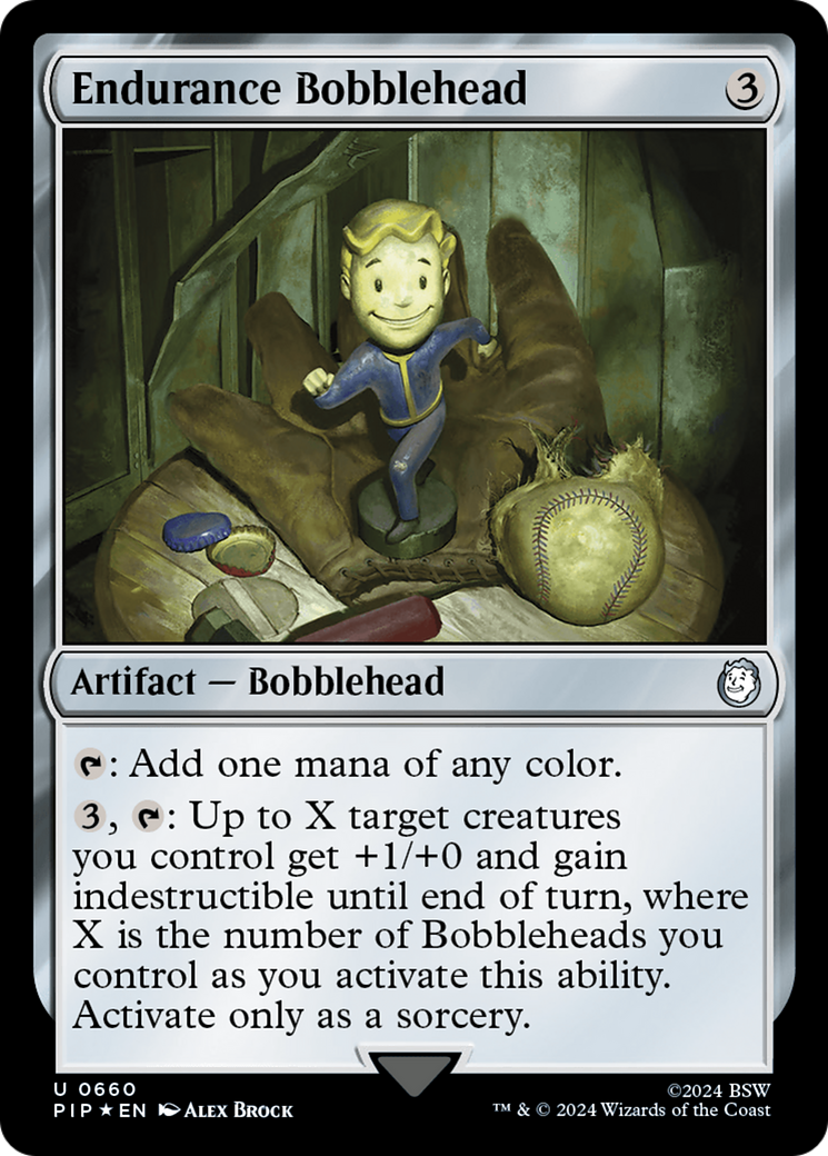 Endurance Bobblehead (Surge Foil) [Fallout] | Good Games North