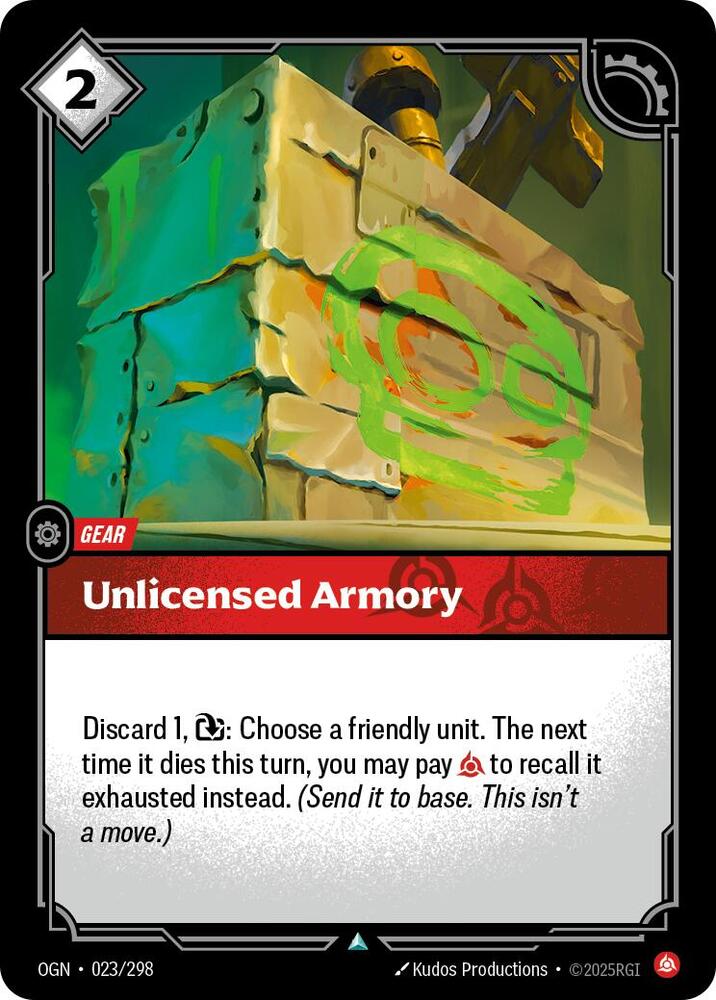 Unlicensed Armory (Origins)  - Foil | Good Games North