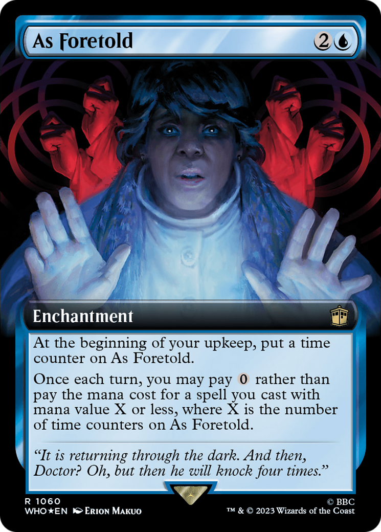 As Foretold (Extended Art) (Surge Foil) [Doctor Who] | Good Games North
