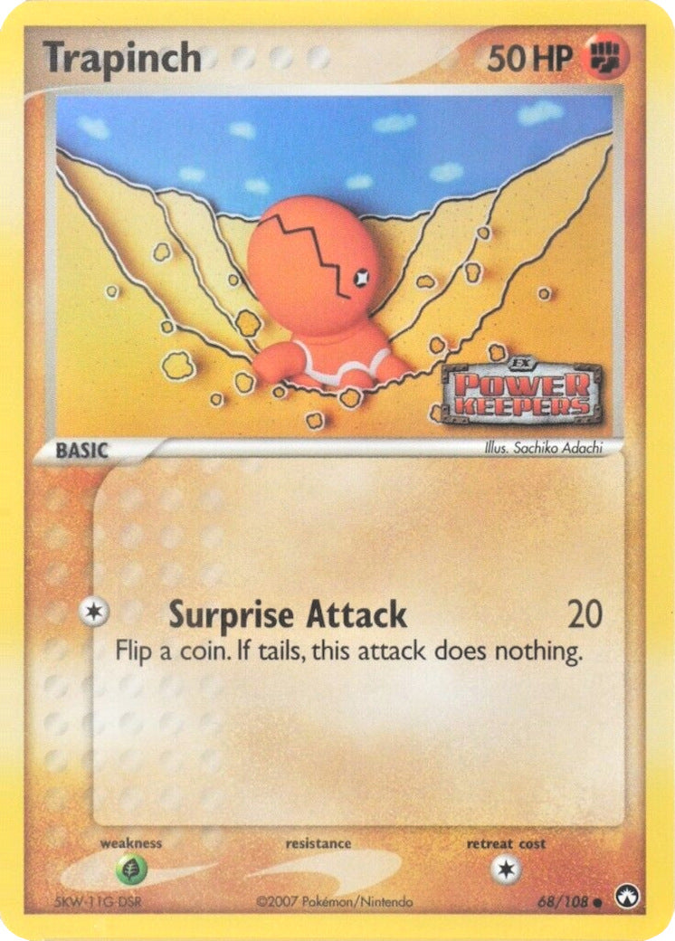 Trapinch (68/108) (Stamped) [EX: Power Keepers] | Good Games North