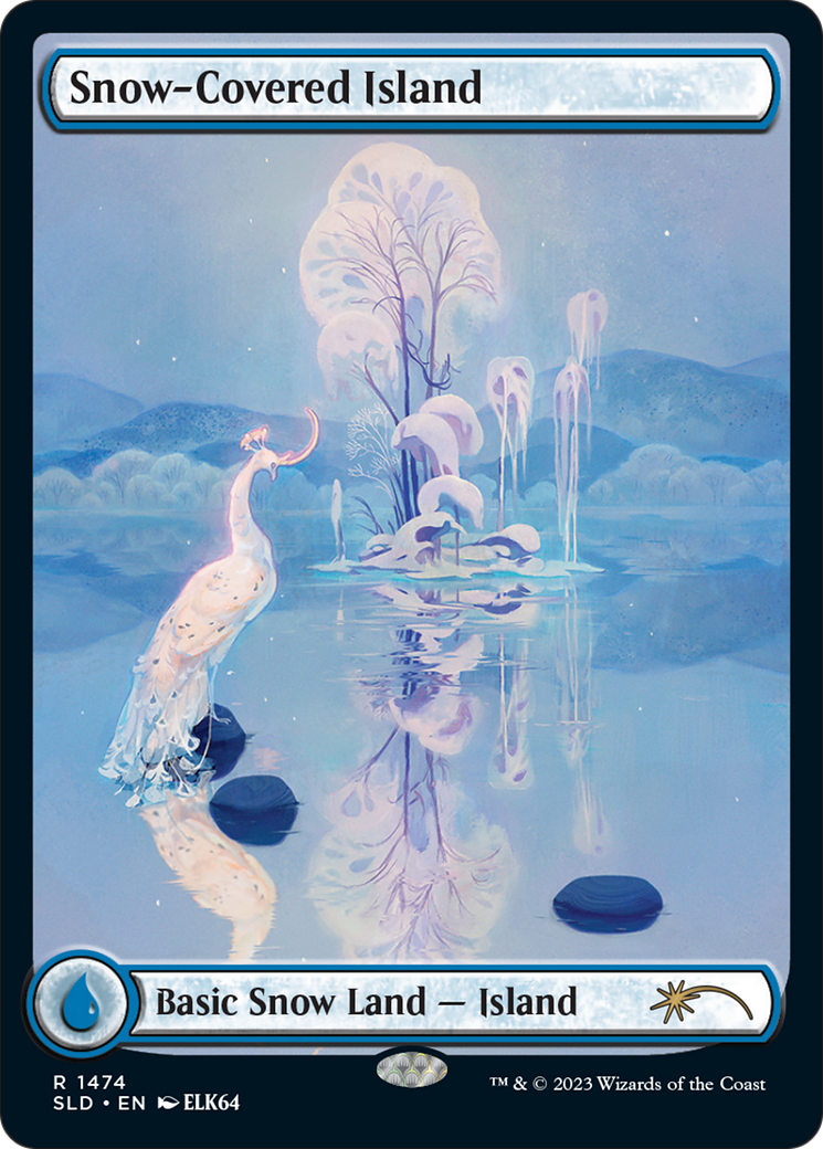 Snow-Covered Island (1474) [Secret Lair Drop Series] | Good Games North