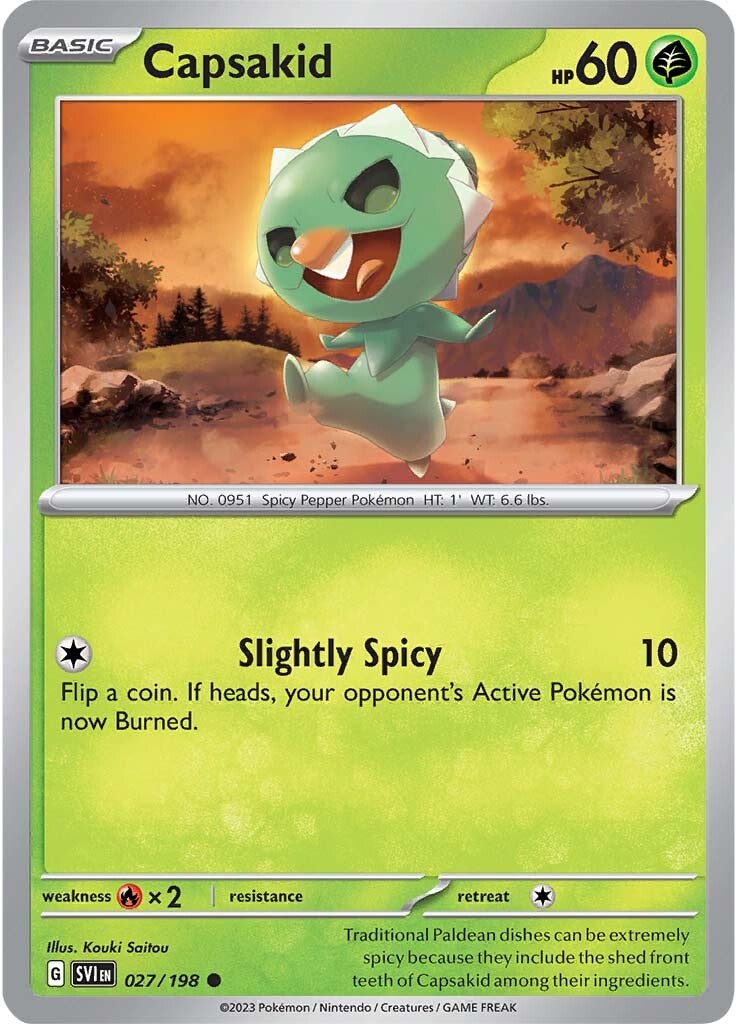 Capsakid (027/198) [Scarlet & Violet: Base Set] | Good Games North