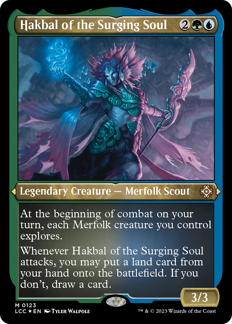 Hakbal of the Surging Soul (Display Commander) [The Lost Caverns of Ixalan Commander] | Good Games North