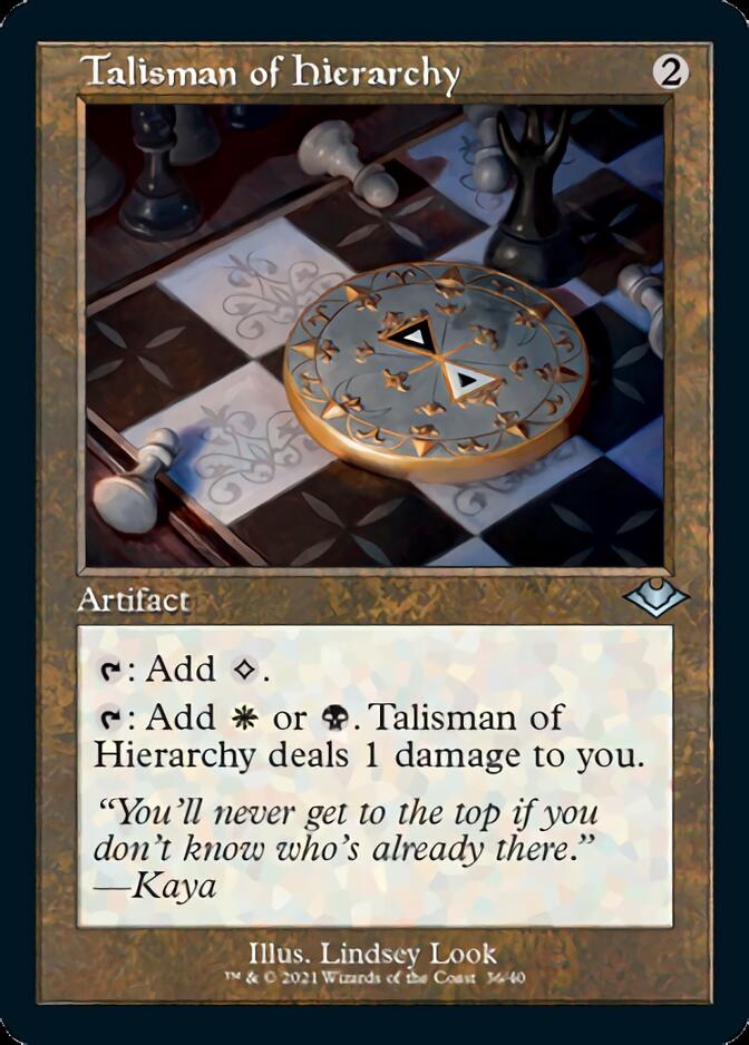 Talisman of Hierarchy (Retro) [Modern Horizons] | Good Games North