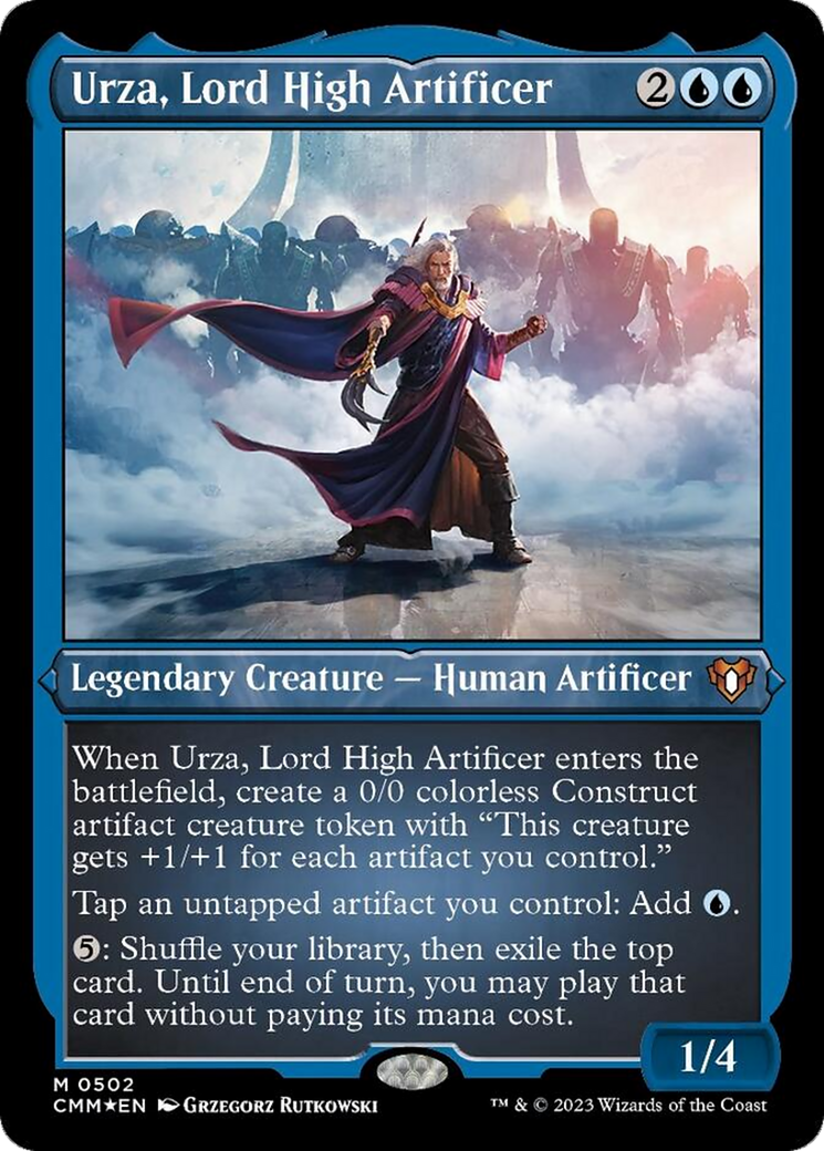 Urza, Lord High Artificer (Foil Etched) [Commander Masters] | Good Games North