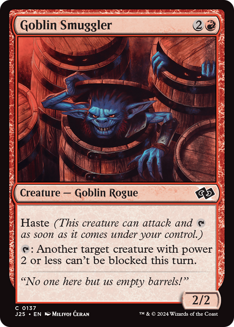 Goblin Smuggler [Foundations Jumpstart] | Good Games North