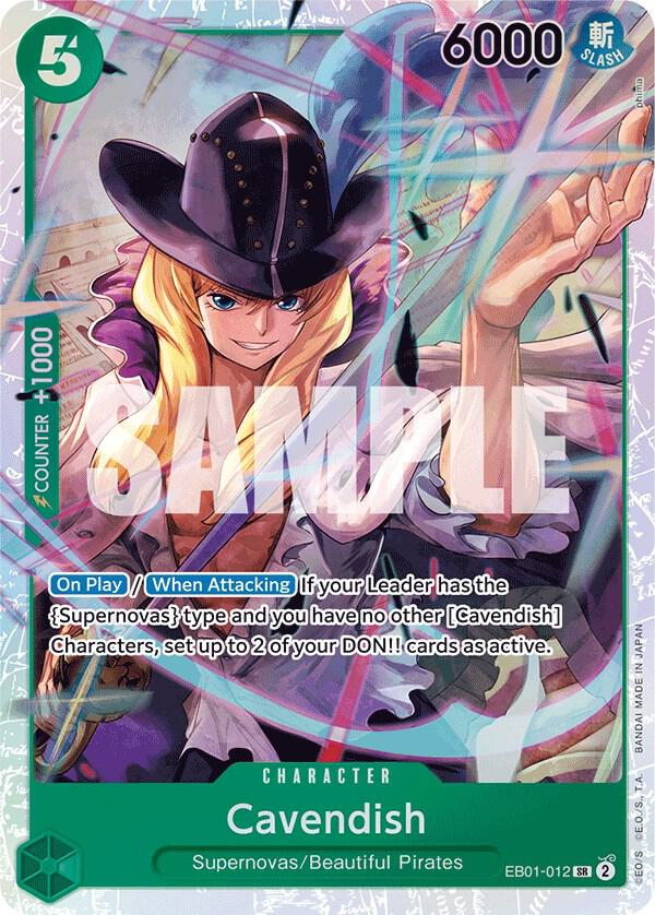 Cavendish EB01-012 (Extra Booster: Memorial Collection)  - Foil | Good Games North