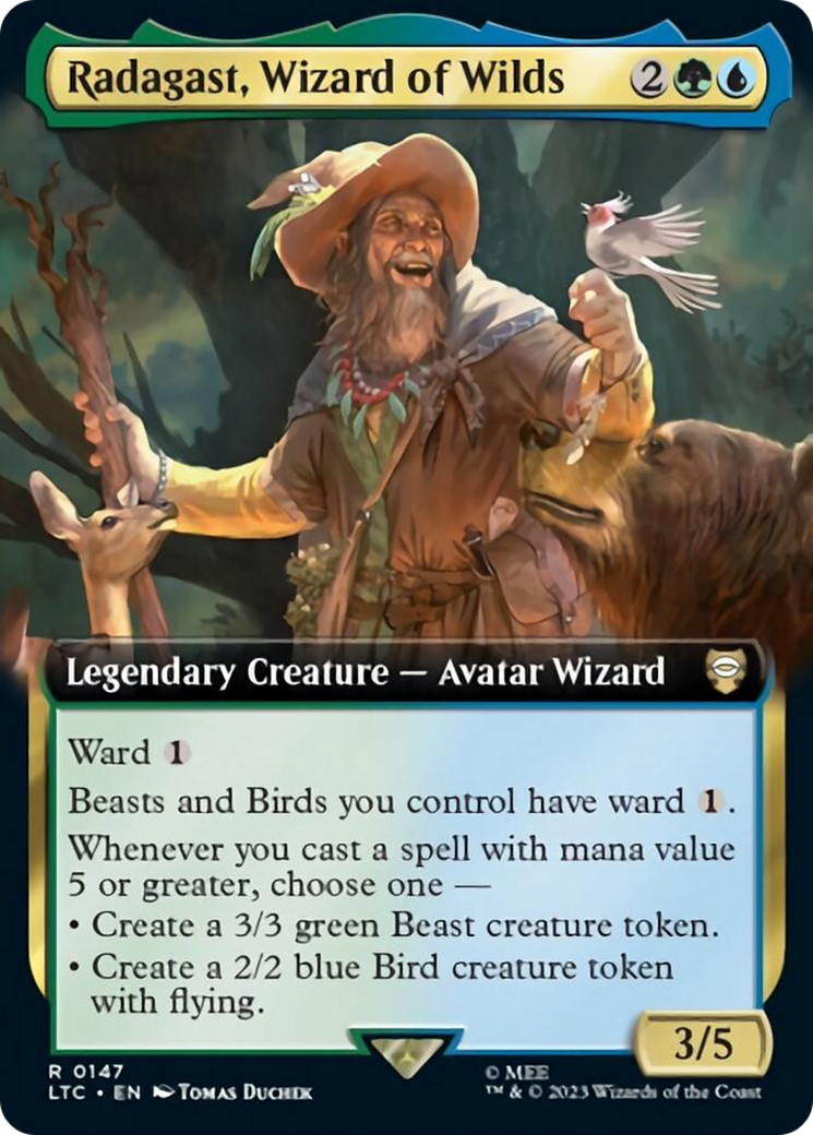 Radagast, Wizard of Wilds (Extended Art) [The Lord of the Rings: Tales of Middle-Earth Commander] | Good Games North