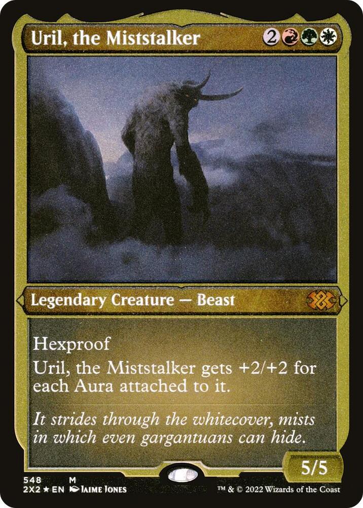 Uril the Miststalker Foil Etched (Double Masters 2022)  - Foil | Good Games North