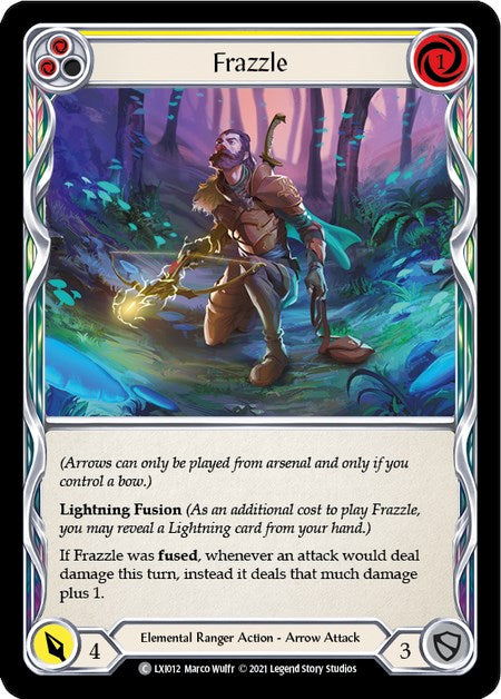 Frazzle (Yellow) [LXI012] (Tales of Aria Lexi Blitz Deck)  1st Edition Normal | Good Games North