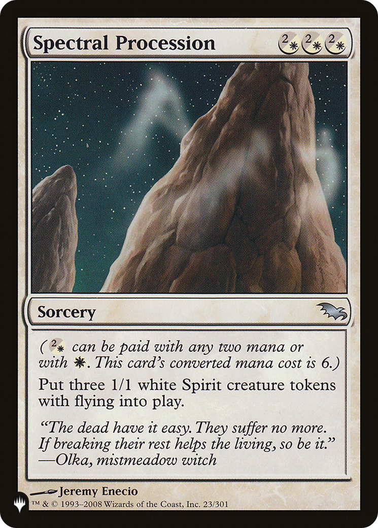 Spectral Procession [The List] | Good Games North