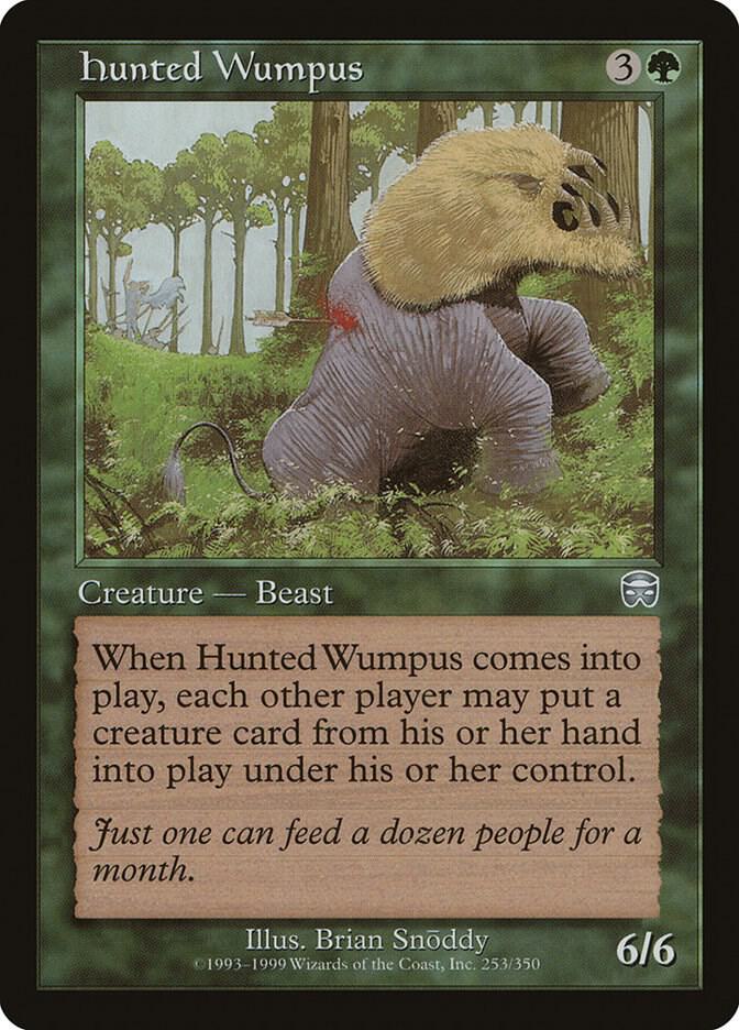 Hunted Wumpus (Mercadian Masques)  - Foil | Good Games North