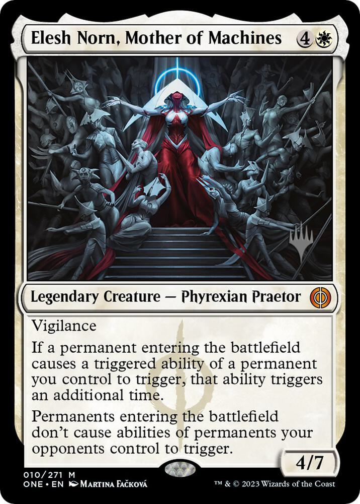 Elesh Norn Mother of Machines (Promo Pack: Phyrexia: All Will Be One)  - Foil | Good Games North