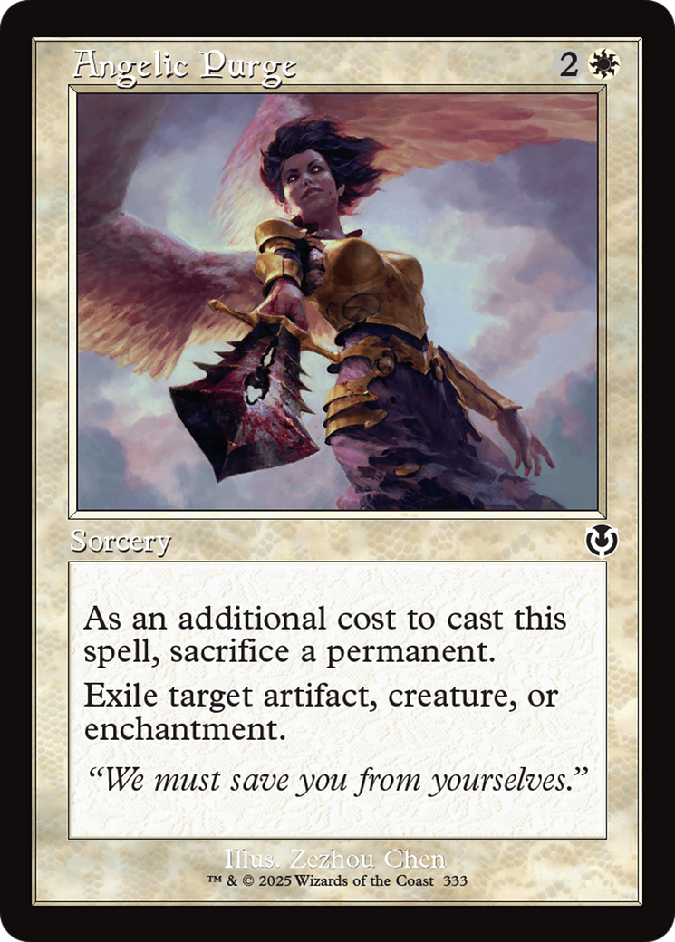 Angelic Purge (Retro Frame) [Innistrad Remastered] | Good Games North