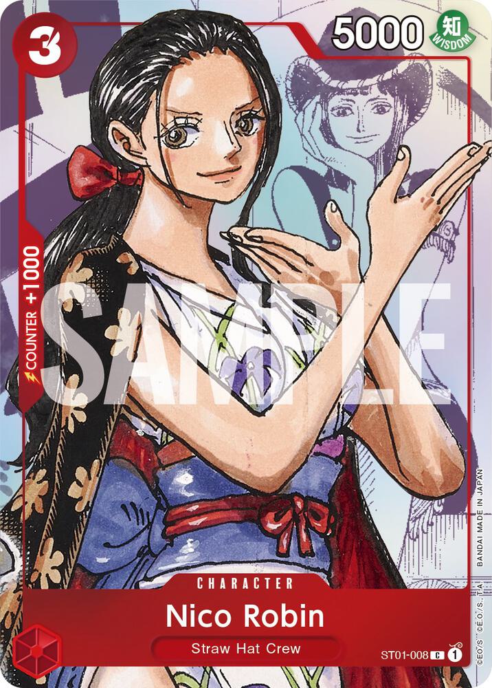 Nico Robin (PCC 25th) ST01-008 (One Piece Promotion Cards)  - Alternate Art Foil | Good Games North