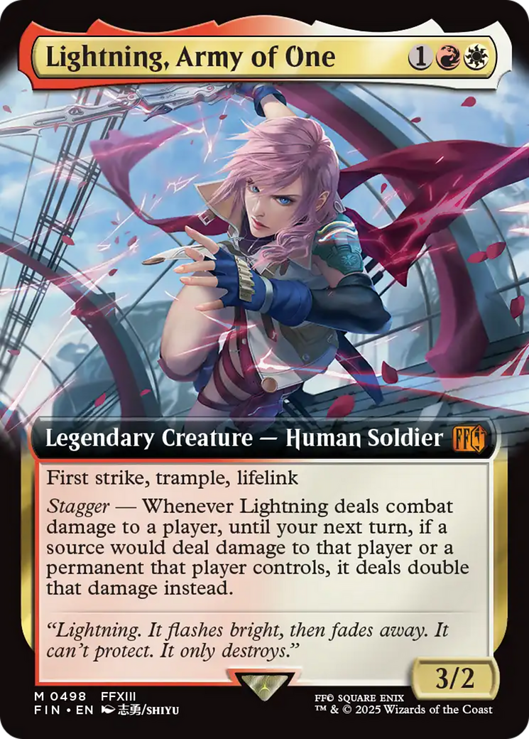 Lightning, Army of One (Extended Art) [FINAL FANTASY] | Good Games North