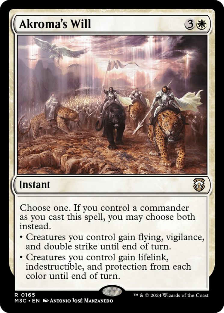 Akroma's Will (Ripple Foil) [Modern Horizons 3 Commander] | Good Games North