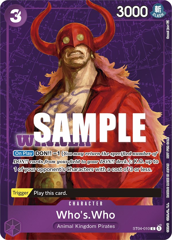 Who's.Who (Tournament Pack Vol. 3) [Winner] [One Piece Promotion Cards] | Good Games North