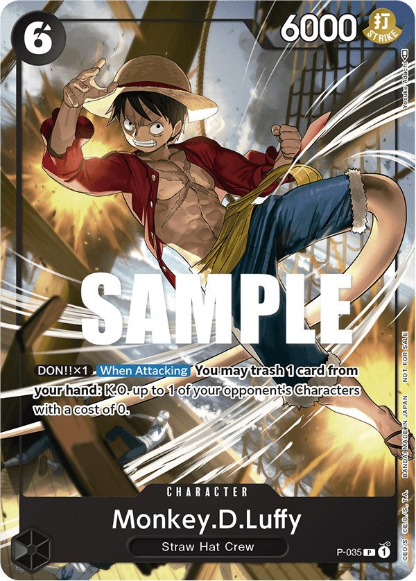Monkey.D.Luffy (Pirates Party Vol. 3) [One Piece Promotion Cards] | Good Games North