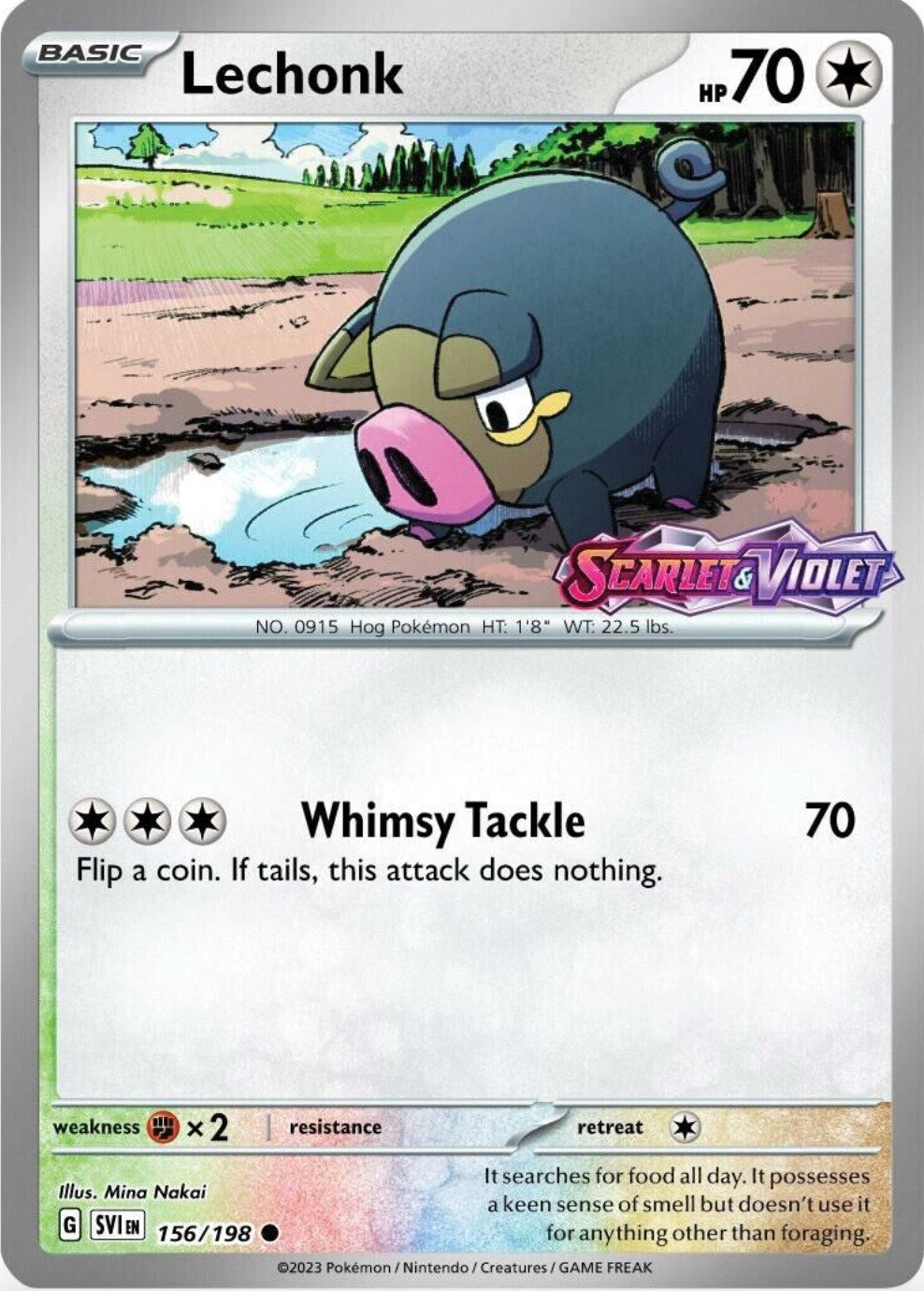 Lechonk (156/198) (Best Buy Promo) [Scarlet & Violet: Base Set] | Good Games North