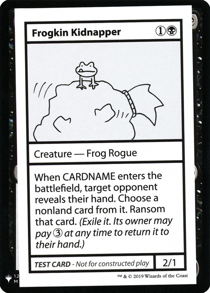 Frogkin Kidnapper [Mystery Booster Playtest Cards] | Good Games North