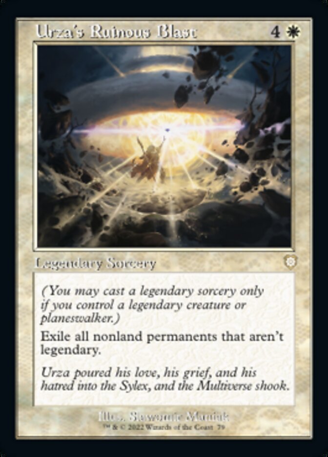 Urza's Ruinous Blast (Retro) [The Brothers' War Commander] | Good Games North