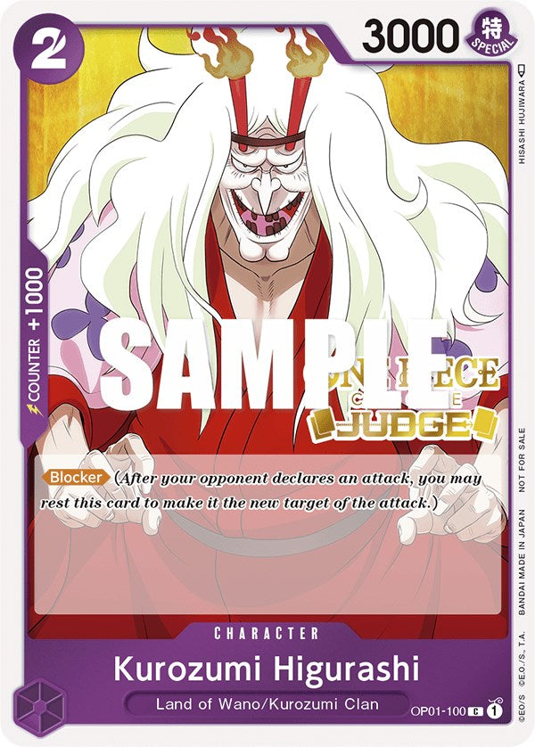 Kurozumi Higurashi (Judge) [One Piece Promotion Cards] | Good Games North