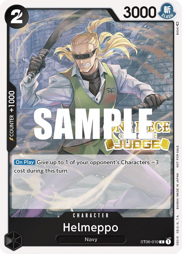 Helmeppo (Judge) [One Piece Promotion Cards] | Good Games North