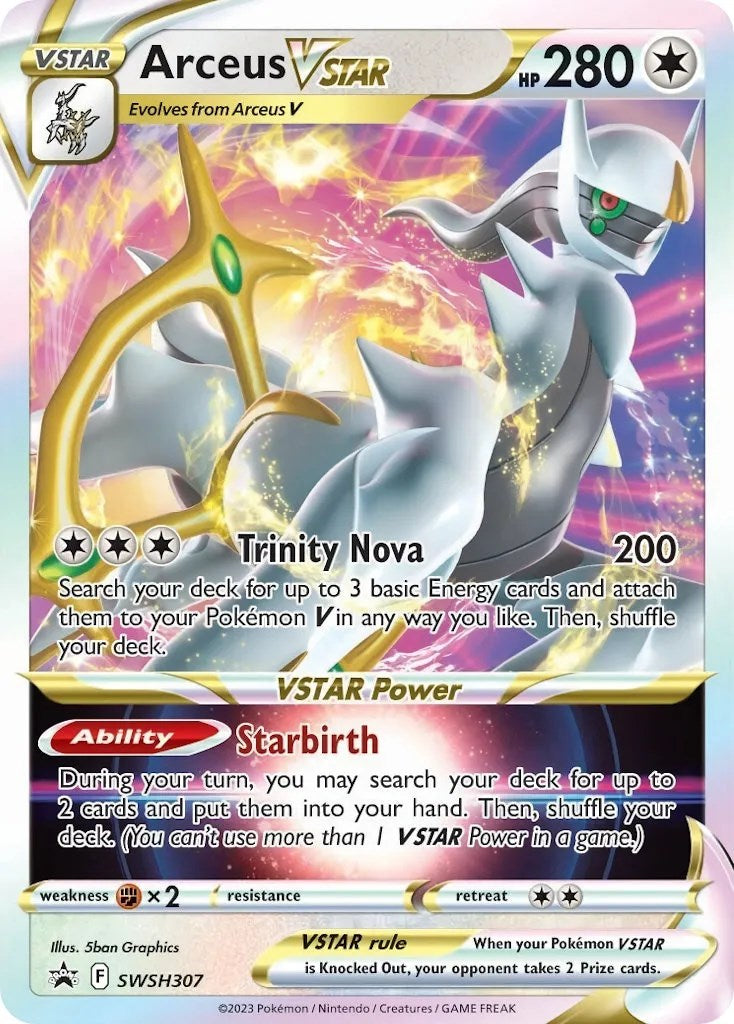 Arceus VSTAR (SWSH307) [Sword & Shield: Black Star Promos] | Good Games North