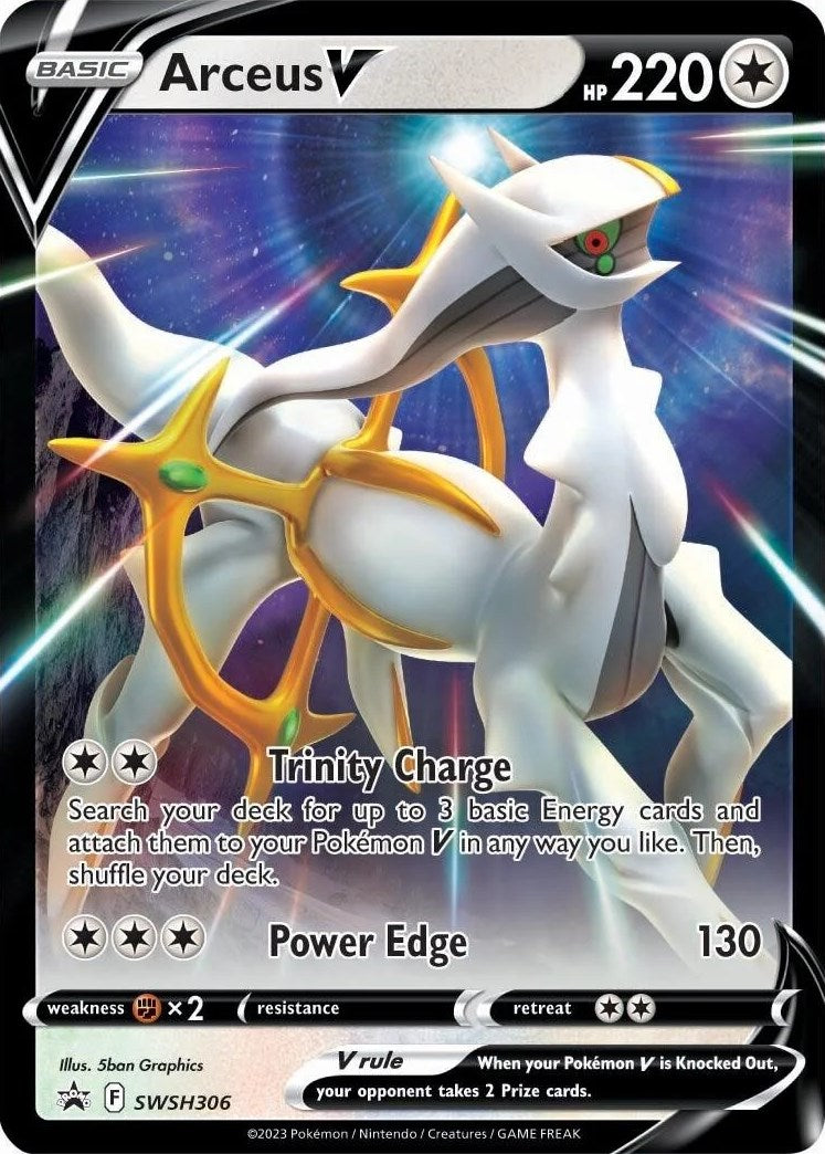 Arceus V (SWSH306) [Sword & Shield: Black Star Promos] | Good Games North